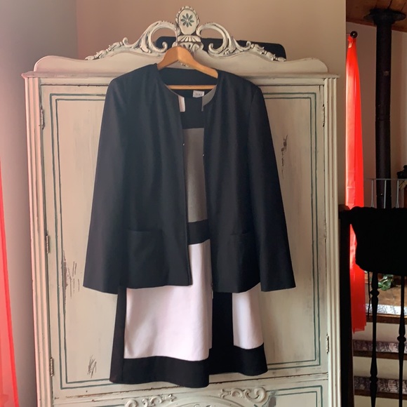 Block style shift dress new - Picture 3 of 3